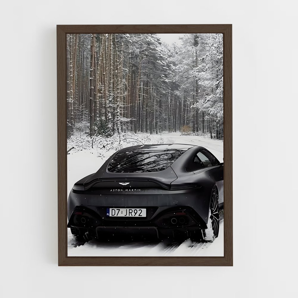 Poster Neige et Vitesse – affiche Aston Martin (vue 5)